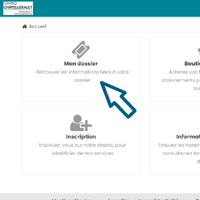 Se connecter à la boutique en ligne