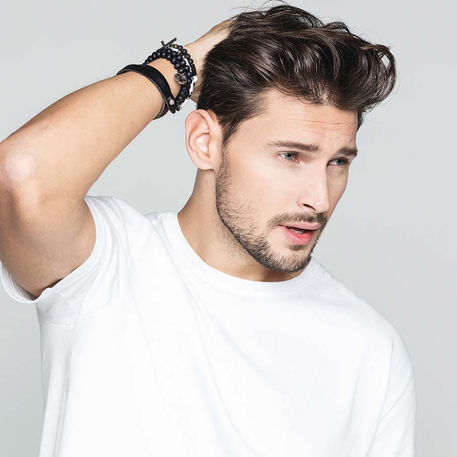 man after HydraFacial treatment in Orlando, FL