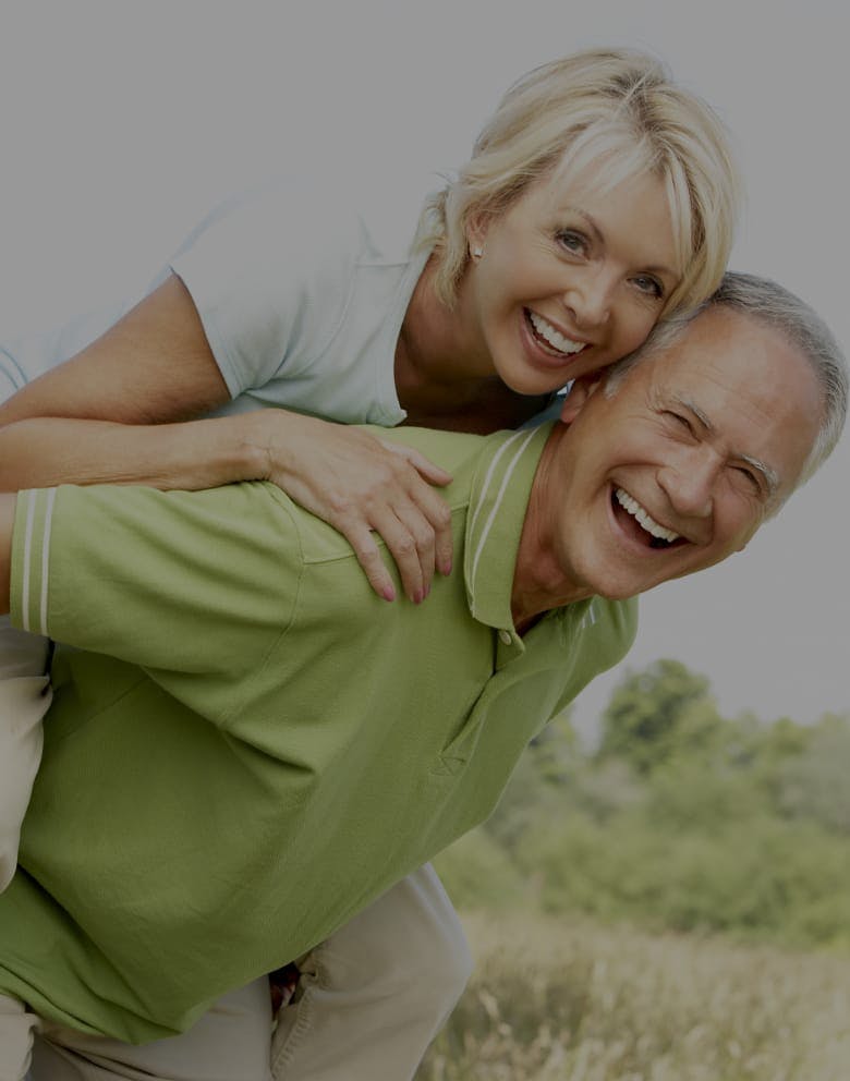 happy older couple after visiting the med spa in Tampa, FL