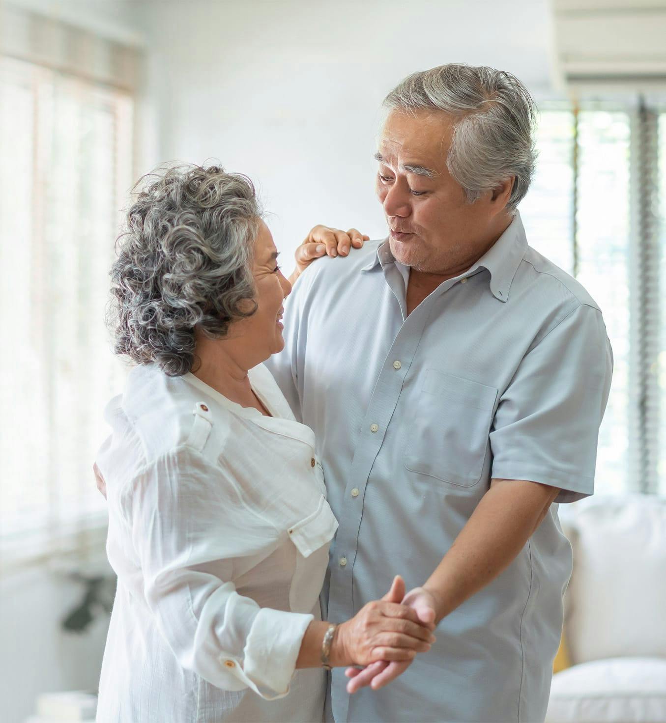 Couple dancing together