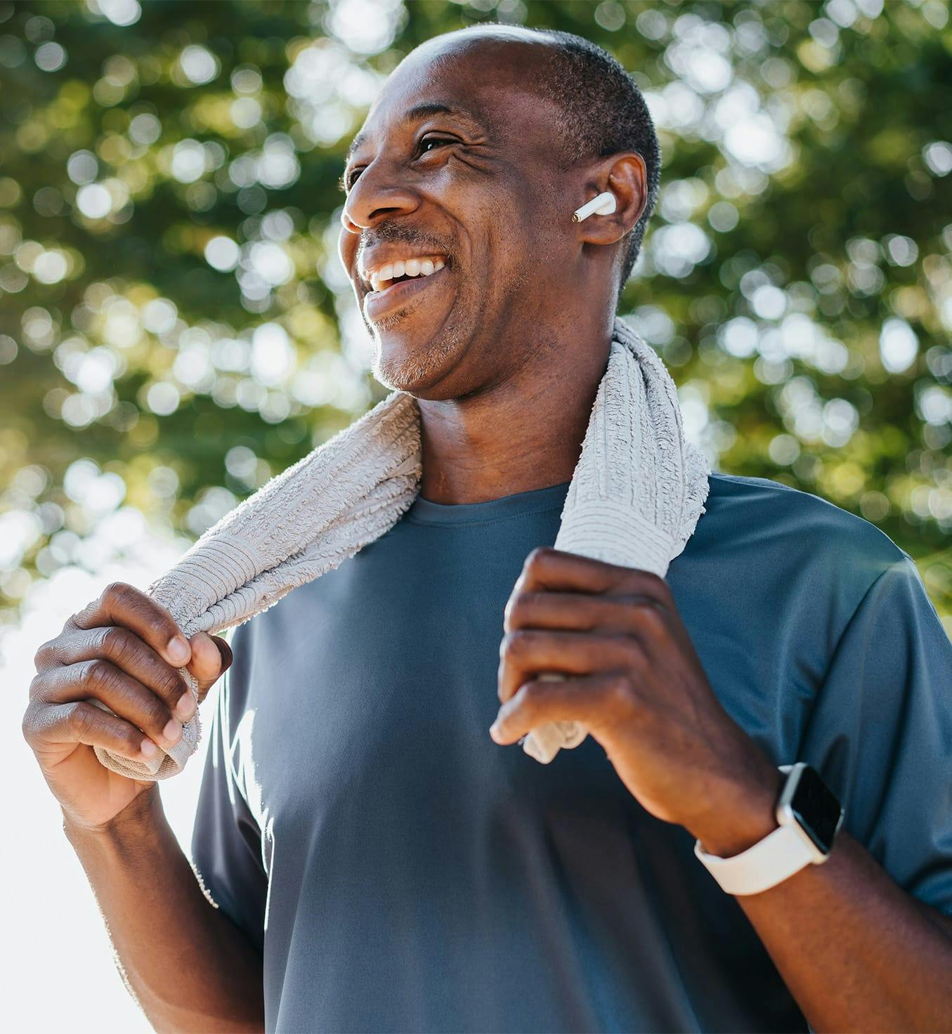 Man in athletic attire