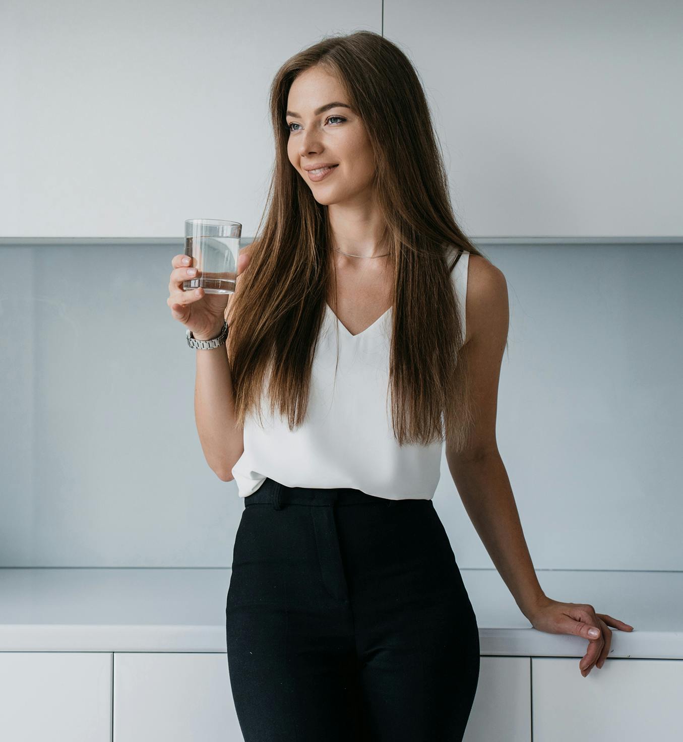 Aesthetic Nutraceuticals Banner - Girl with Water