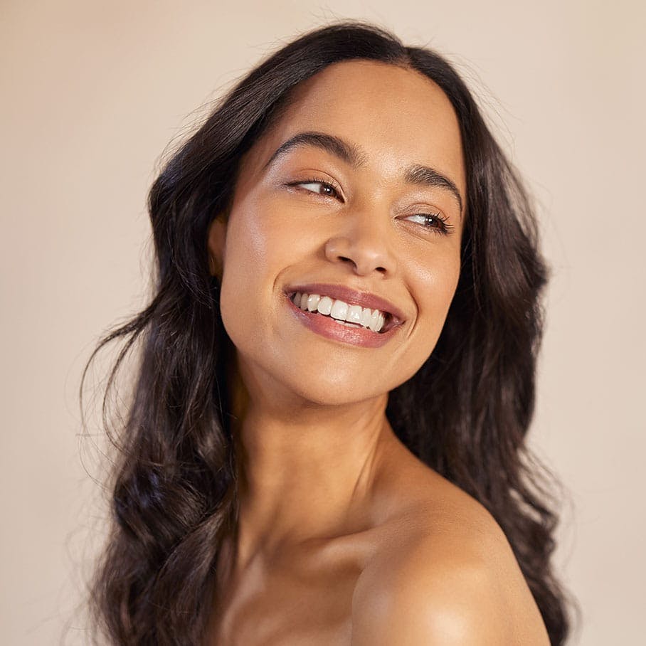 woman after microneedling in Cherry Hill, NJ