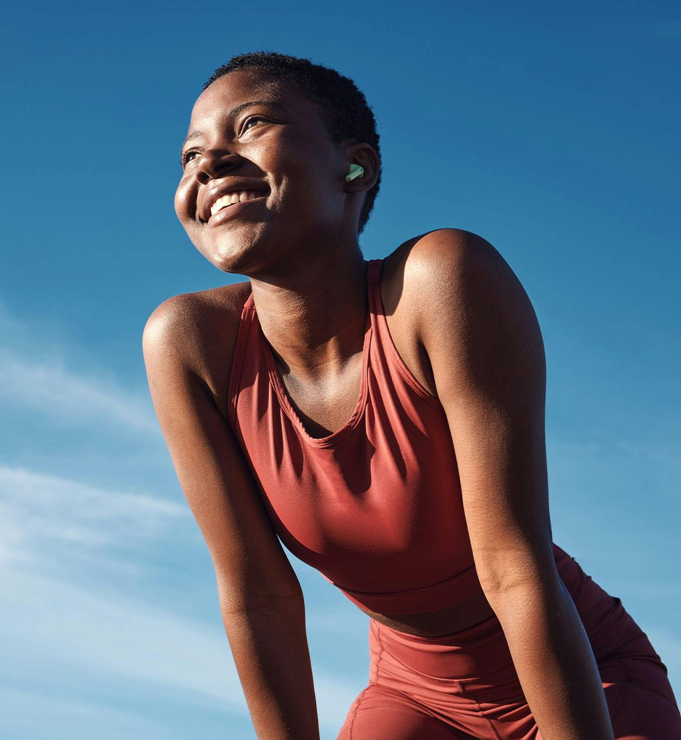jogger smiling after weight loss