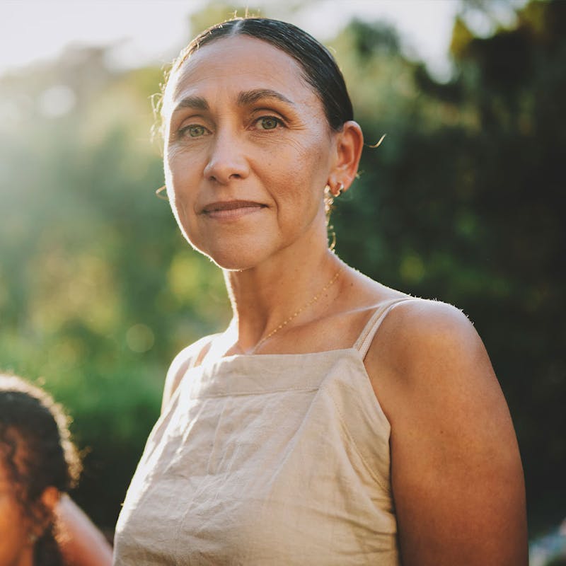 Woman considering HRT from Serotonin Centers.