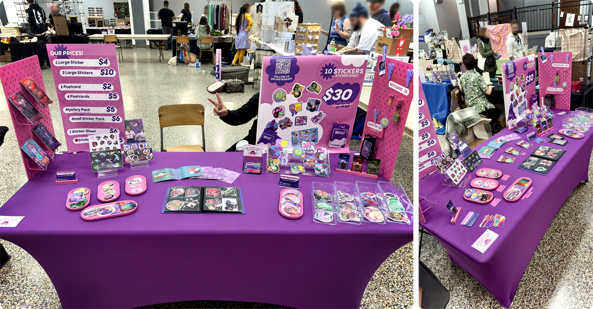 Montreal Makers Market Booth