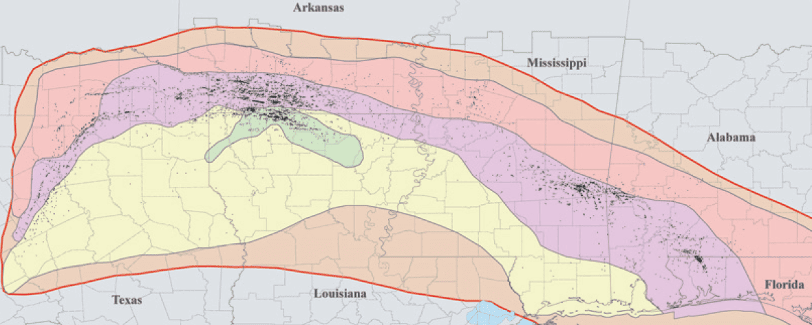 Smackover formation areal extent