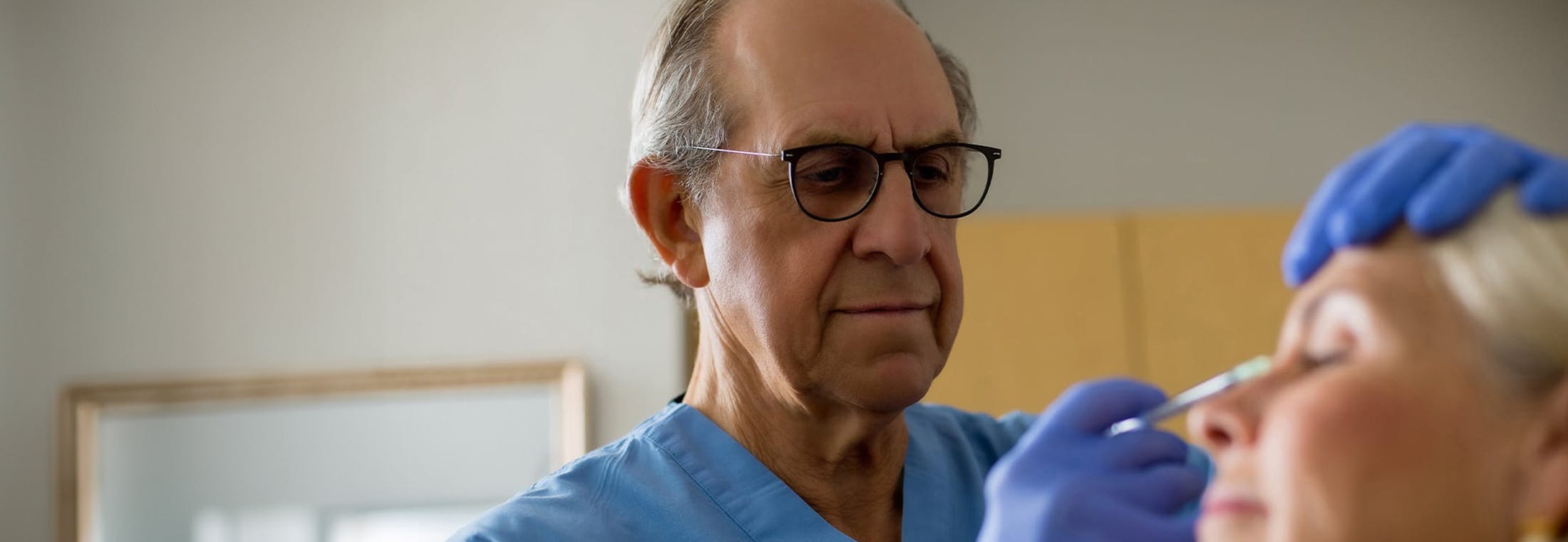 dr miller injecting a patient