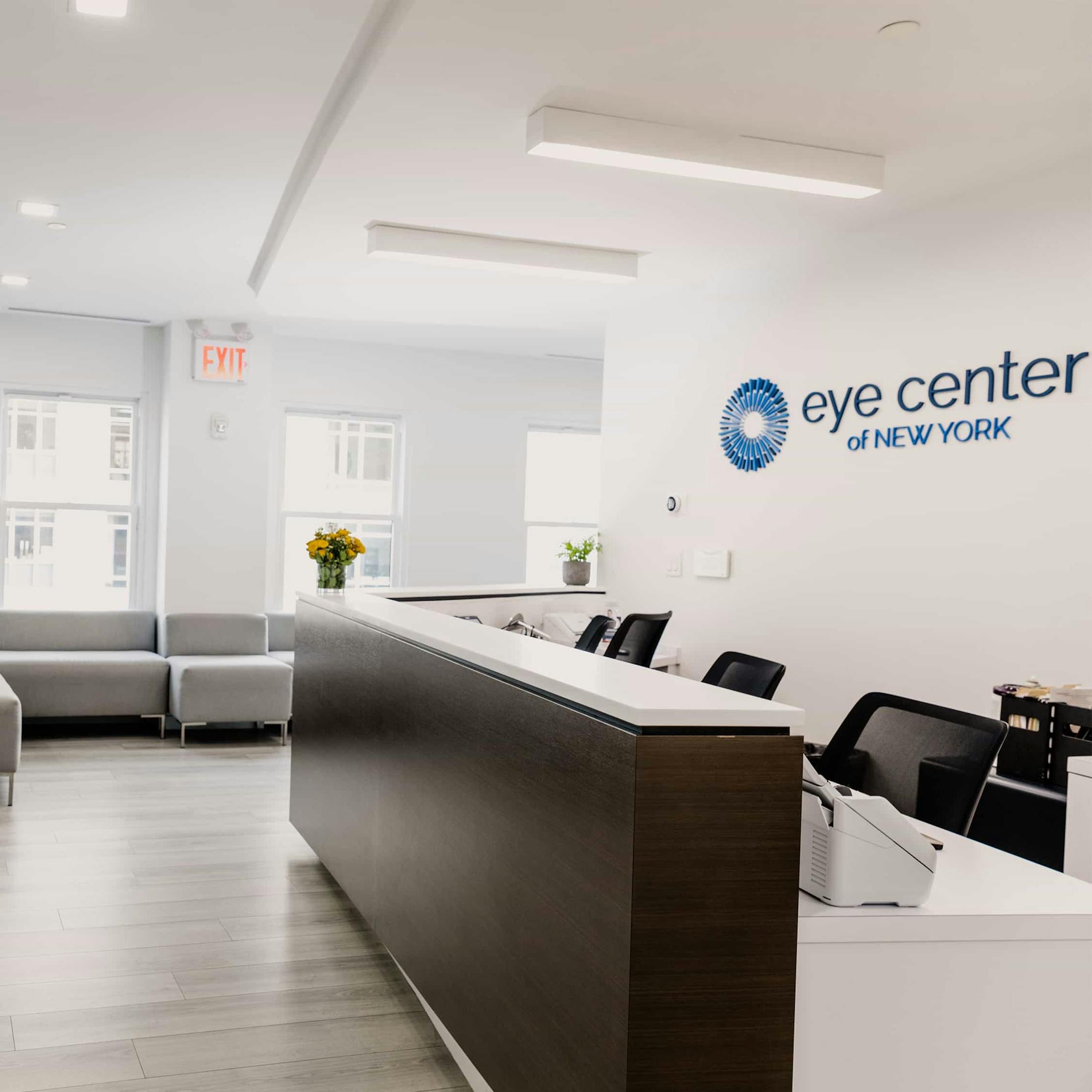 front desk and lobby