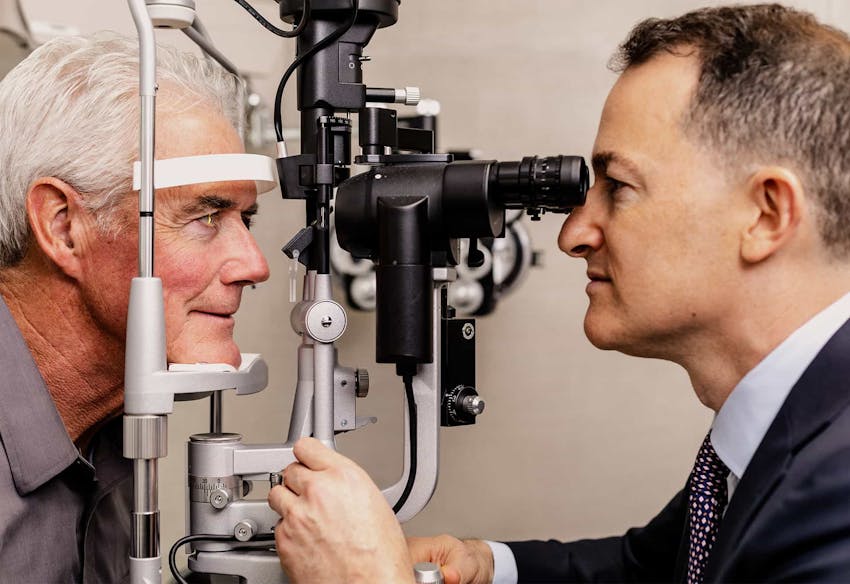 Doctor and patient during examination