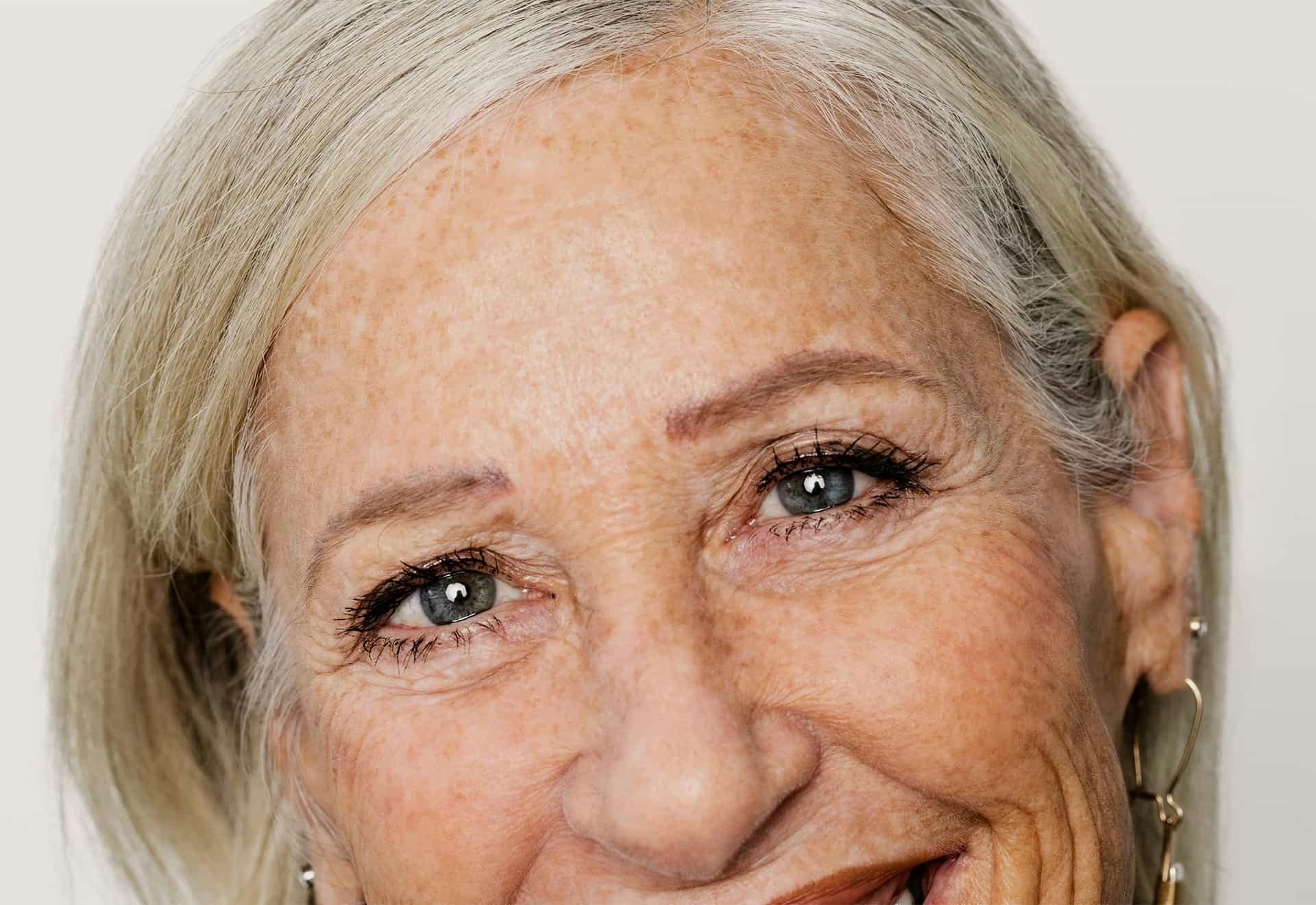 Close up of woman smiling