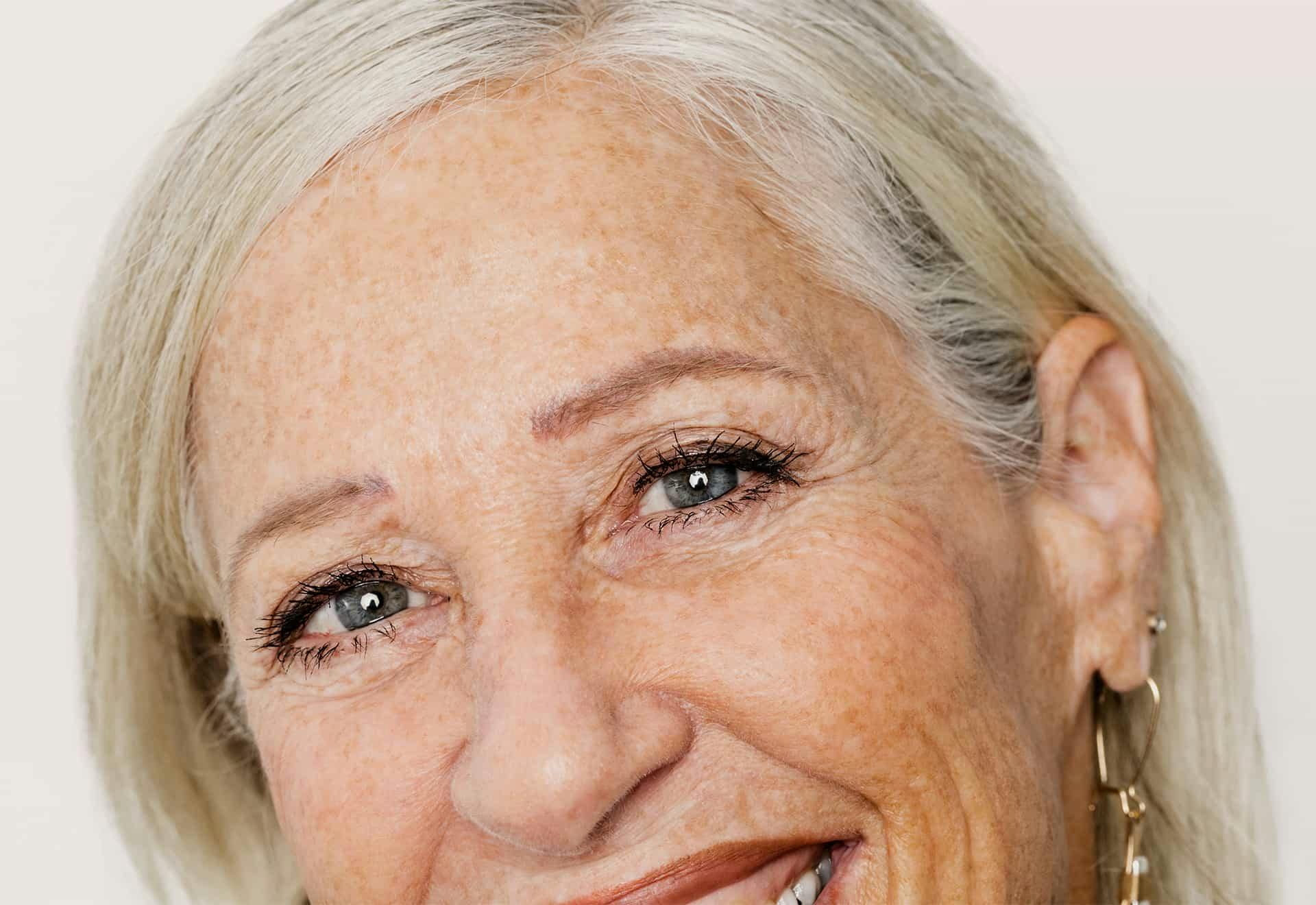 Close up of woman smiling