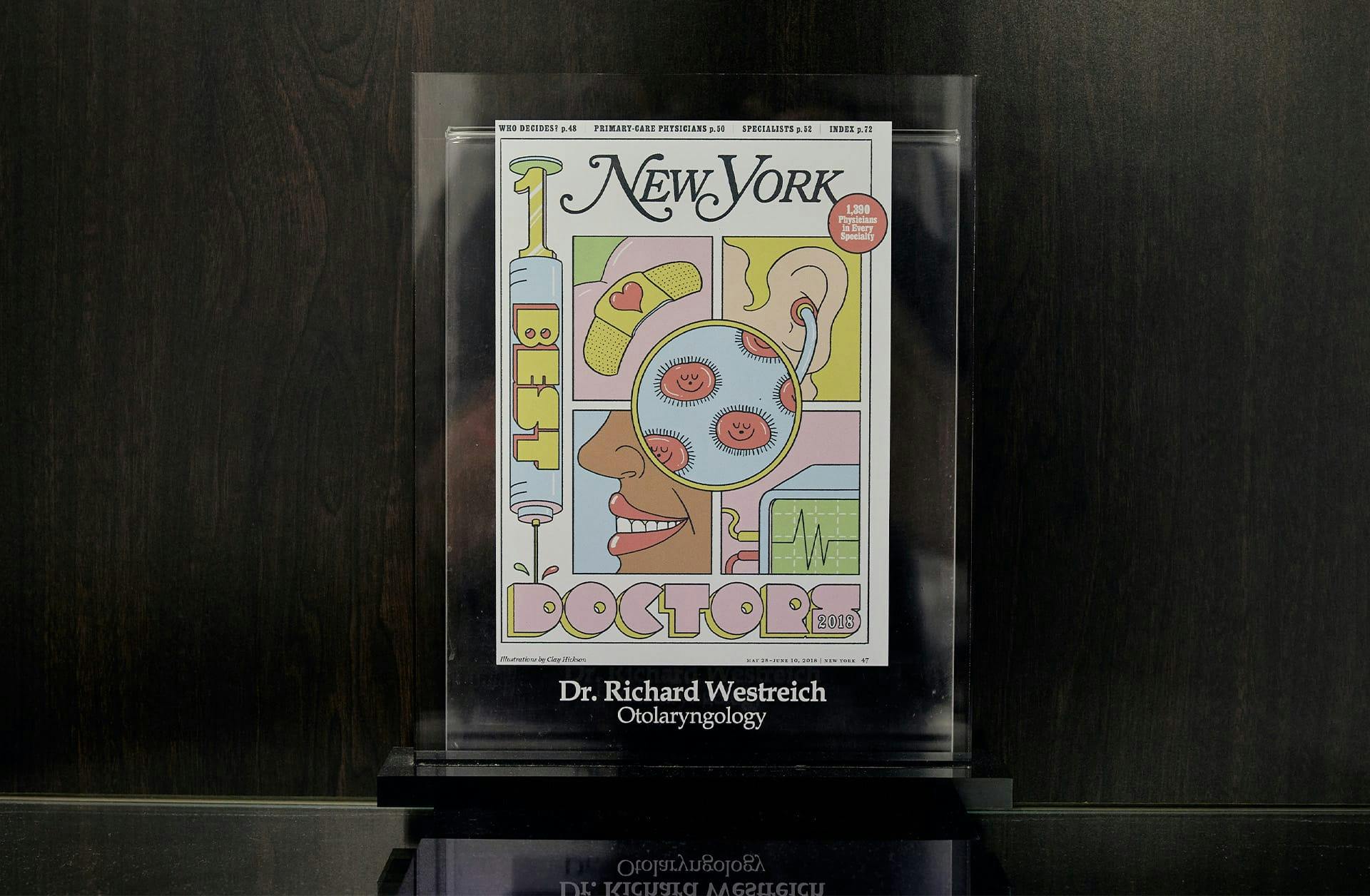 an award certificate