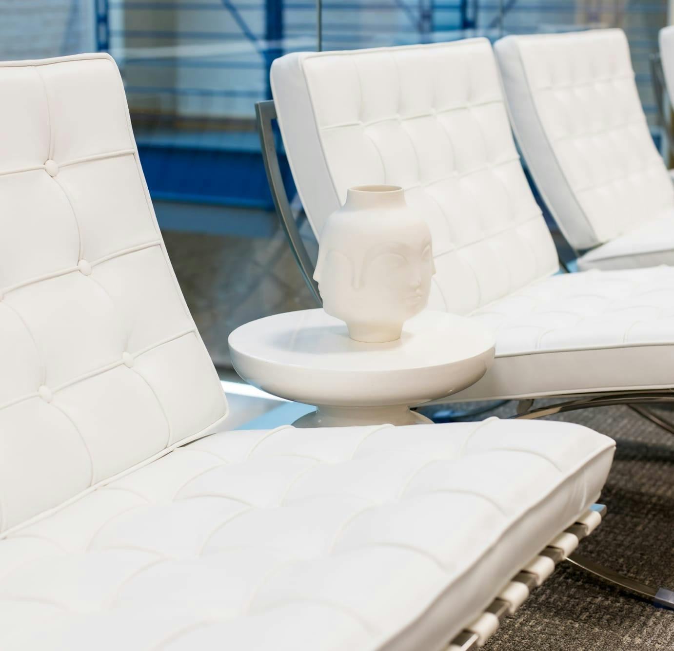 Chairs in a waiting room