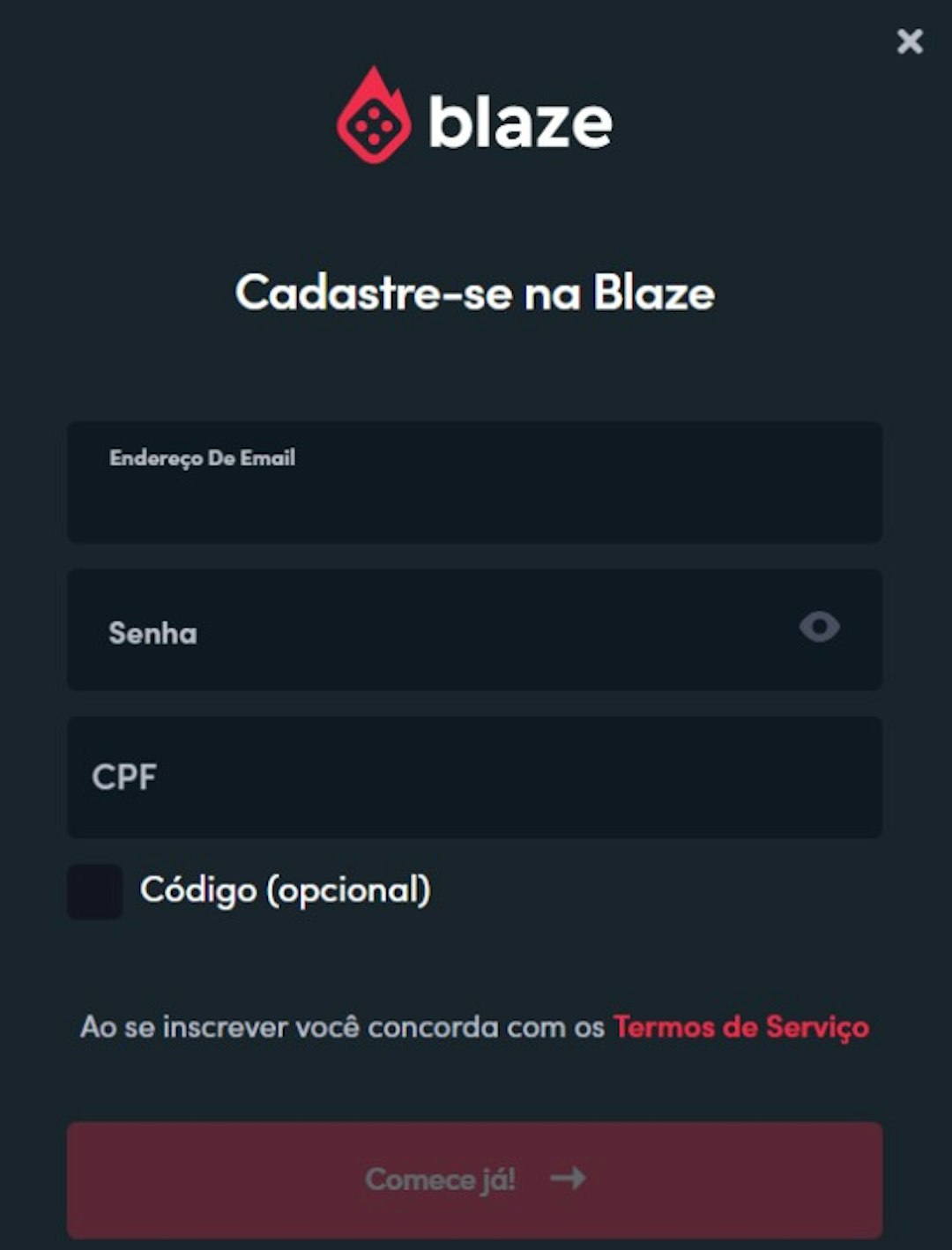 Análise da casa de apostas Blaze - 1