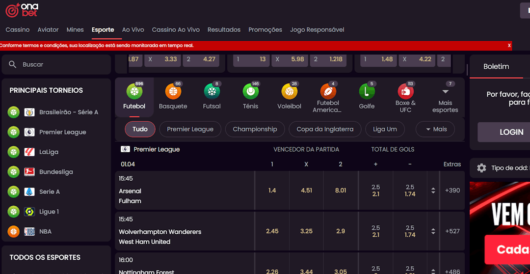 Site da Onabet