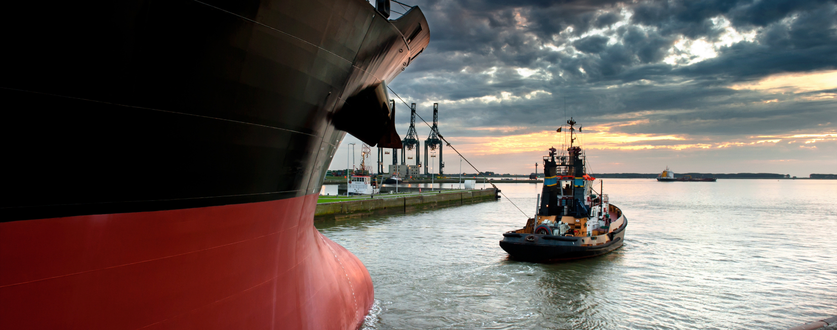 Tugboat pulling