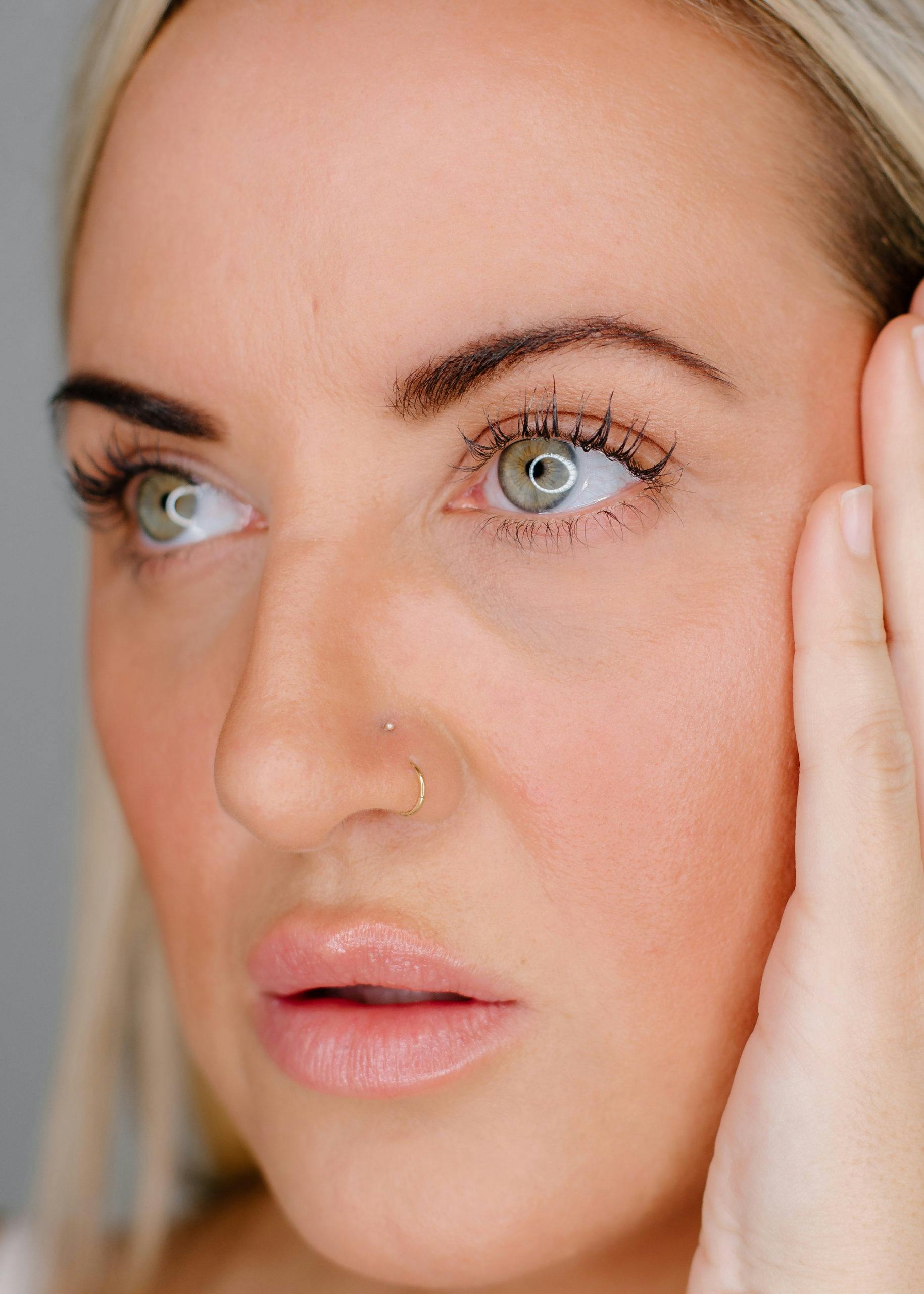 woman with green eyes