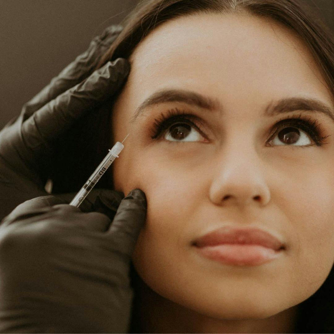 woman getting fillers