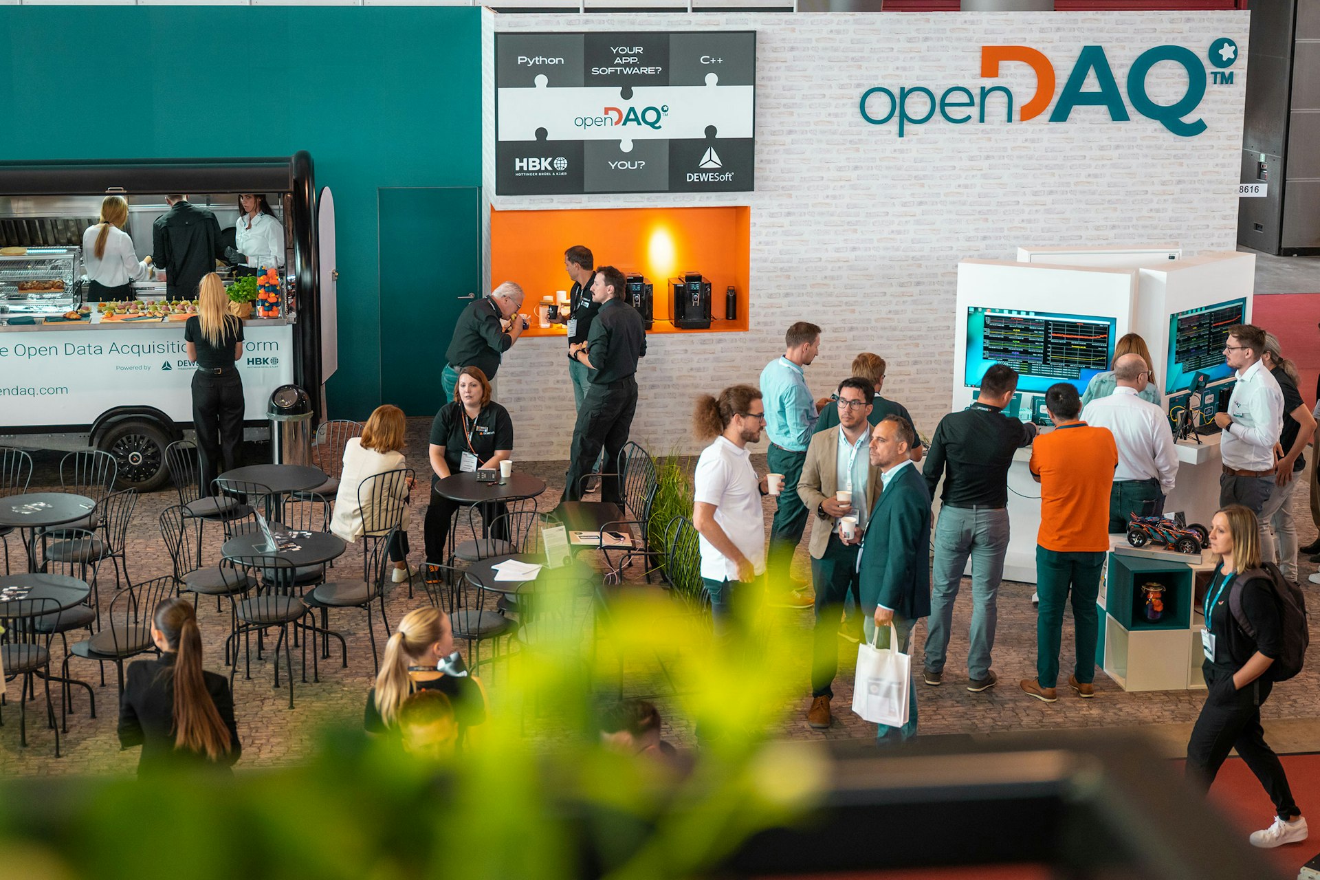 openDAQ booth at the ATS stuttgart