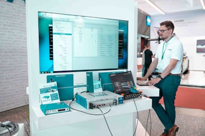 Nils Roettger, openDAQ CTO, at the ATS expo