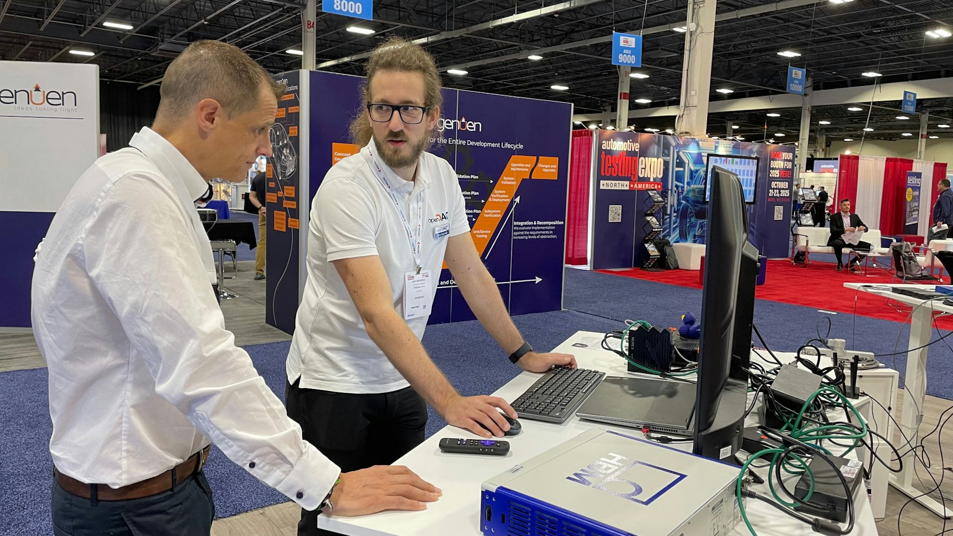 openDAQ demo at Detroit Automotive Testing show