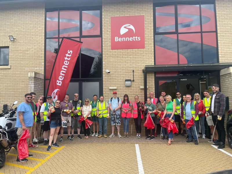 Bennetts raise funds for the local community | More than a motorcycle insurance broker