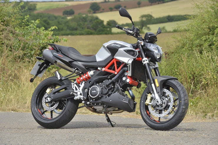 Aprilia Shiver side on view