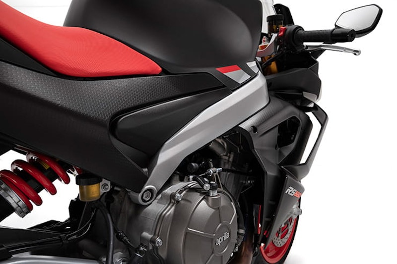 Aprilia have arguably created a new segment with this light, 100bhp, parallel-twin RS600, creating an affordable, usable sports bike (with a plethora of rider aids) for the road.