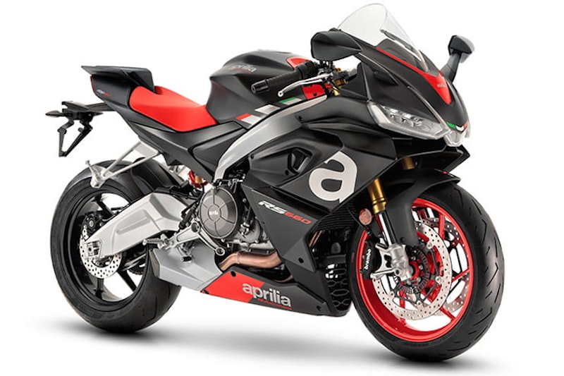 Aprilia have arguably created a new segment with this light, 100bhp, parallel-twin RS600, creating an affordable, usable sports bike (with a plethora of rider aids) for the road.