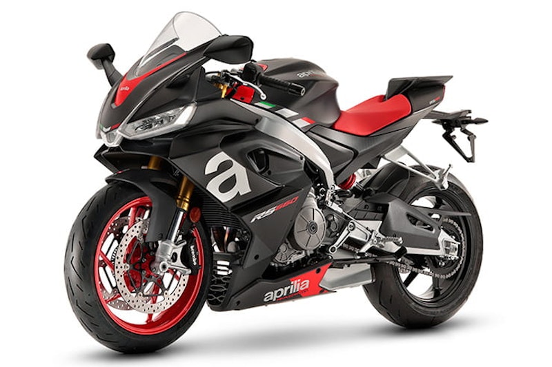Aprilia have arguably created a new segment with this light, 100bhp, parallel-twin RS600, creating an affordable, usable sports bike (with a plethora of rider aids) for the road.
