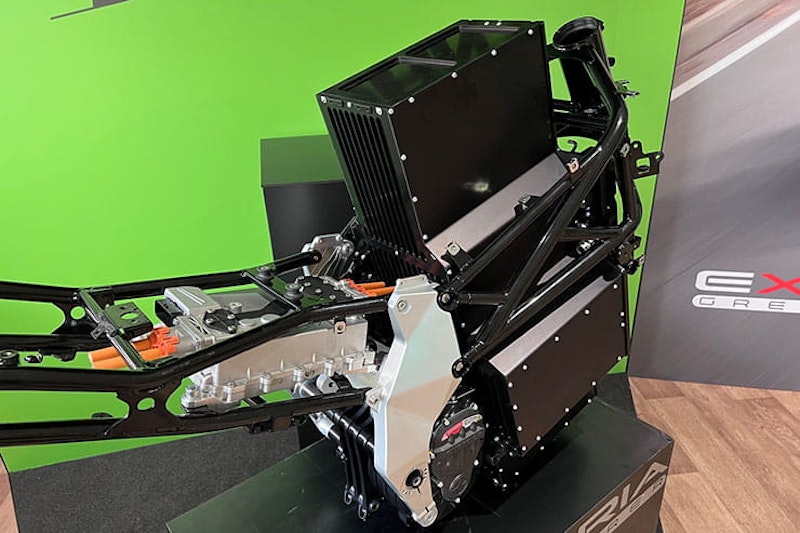 Energica Experia frame battery motor