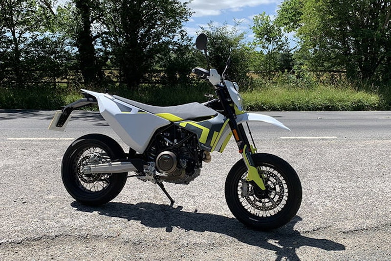 Finally a Supermoto that lives up to the hype. Husqvarna’s 701SM is a single-minded but credible alternative to sports bikes