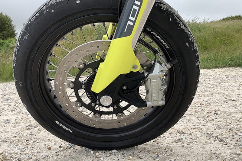 Finally a Supermoto that lives up to the hype. Husqvarna’s 701SM is a single-minded but credible alternative to sports bikes