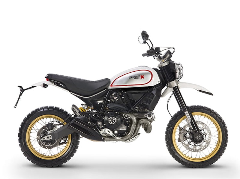 Two colour options on the Desert Sled; red and white