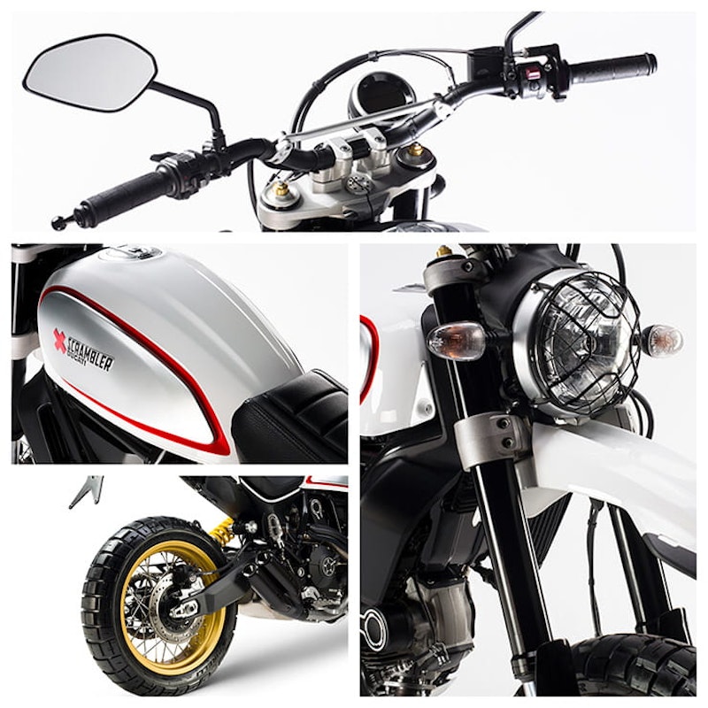Ducati Desert sled - close up