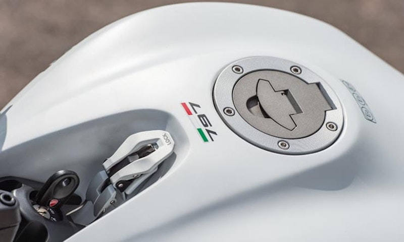 The Ducati is classy, oozes style and passion