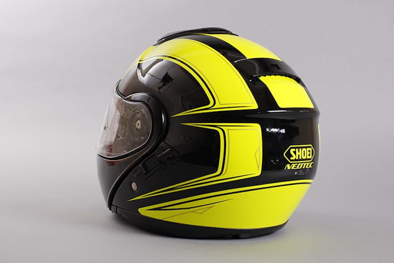 Shoei Neotec left side rear view