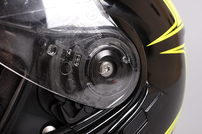 Shoei Neotec visor mechanism
