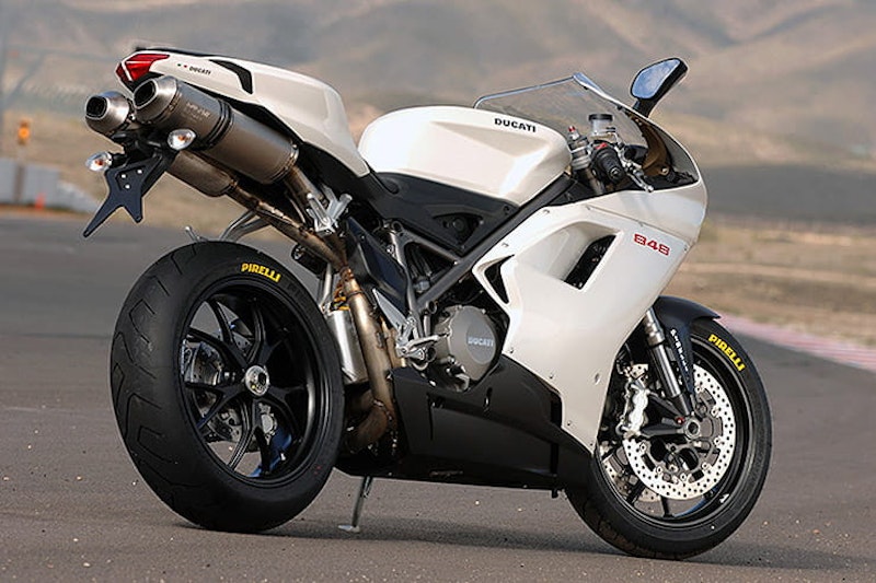 If you want a machine that encapsulates the sheer joy of riding and won’t scare the bejesus out of you, the Ducati 848 is a great option