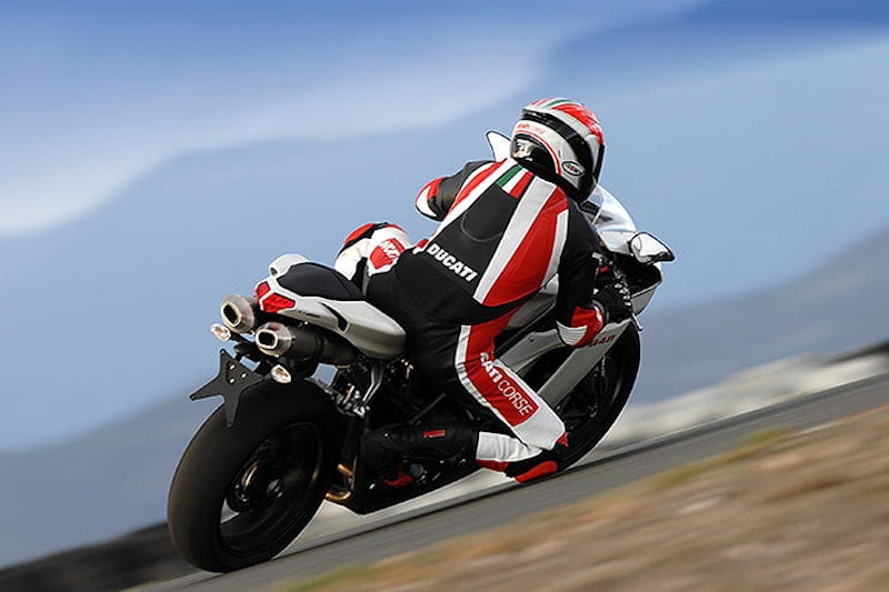 If you want a machine that encapsulates the sheer joy of riding and won’t scare the bejesus out of you, the Ducati 848 is a great option
