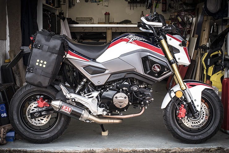 Tested Yoshimura Carbon RS 2 Exhaust Honda MSX125 Grom review