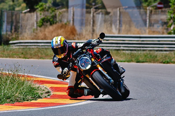 Road and track test of the dramatic and mouth-watering new MV. Lighter, more powerful and laden with new technology, including new rider aids