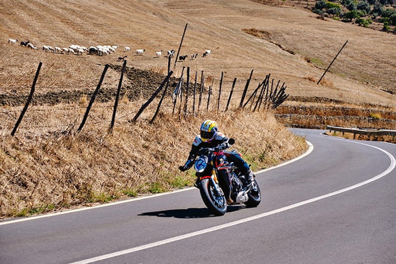 Road and track test of the dramatic and mouth-watering new MV. Lighter, more powerful and laden with new technology, including new rider aids