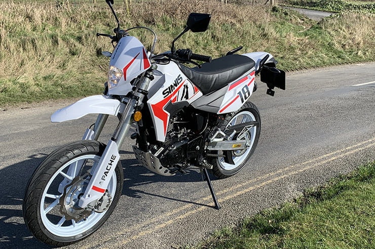 Sinnis’ L-plate Supermoto has funky styling, perky performance and very high spec for just £2399