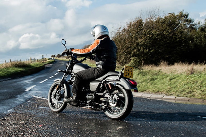 Like a mini-Harley Sportster, this £2200 125cc cruiser has plenty of attitude