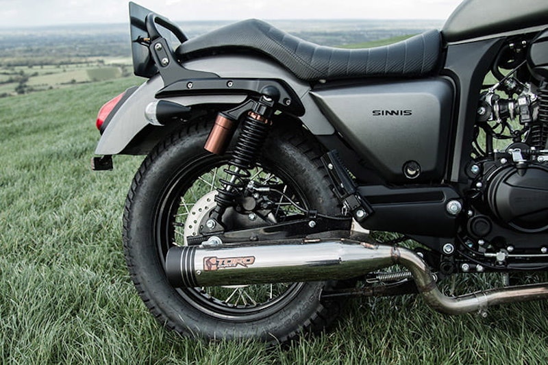 Like a mini-Harley Sportster, this £2200 125cc cruiser has plenty of attitude