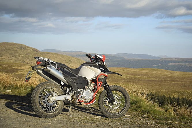 SWM 650 SuperDual 2017 first ride and review