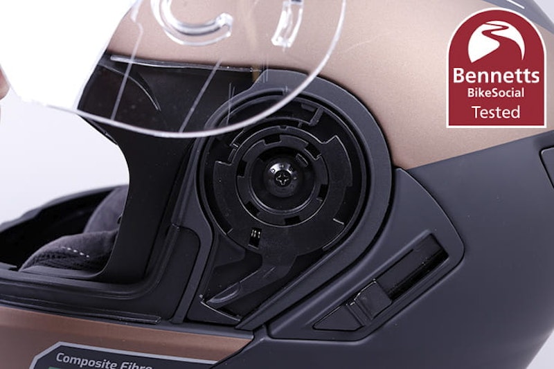 Caberg Levo flip front modular helmet review_19