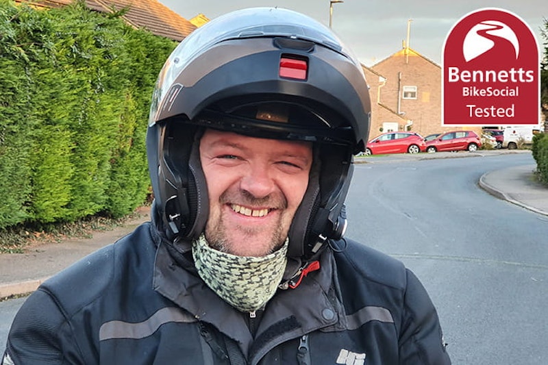 Caberg Levo flip front modular helmet review_23